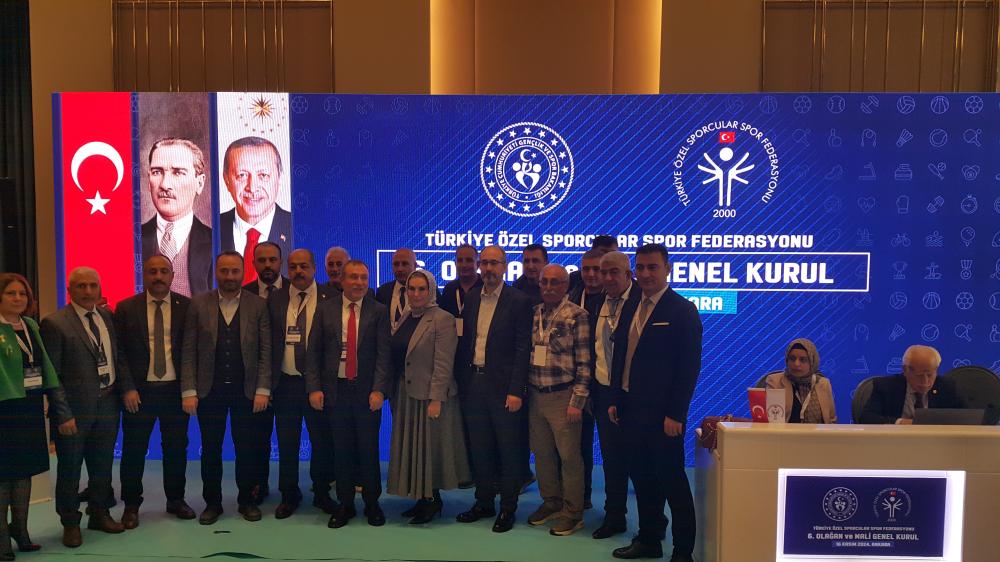 TÜRKİYE ÖZEL SPORCULAR FEDERASYONU’NDA BİROL AYDIN YENİDEN BAŞKAN SEÇİLDİ
