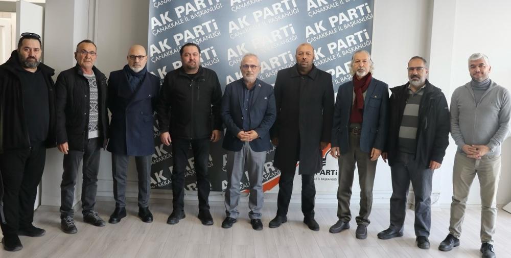 ÇANAKKALE İNTERNET MEDYA DERNEĞİ’NDEN AK PARTİ İL BAŞKANINA ÖNEMLİ ZİYARET