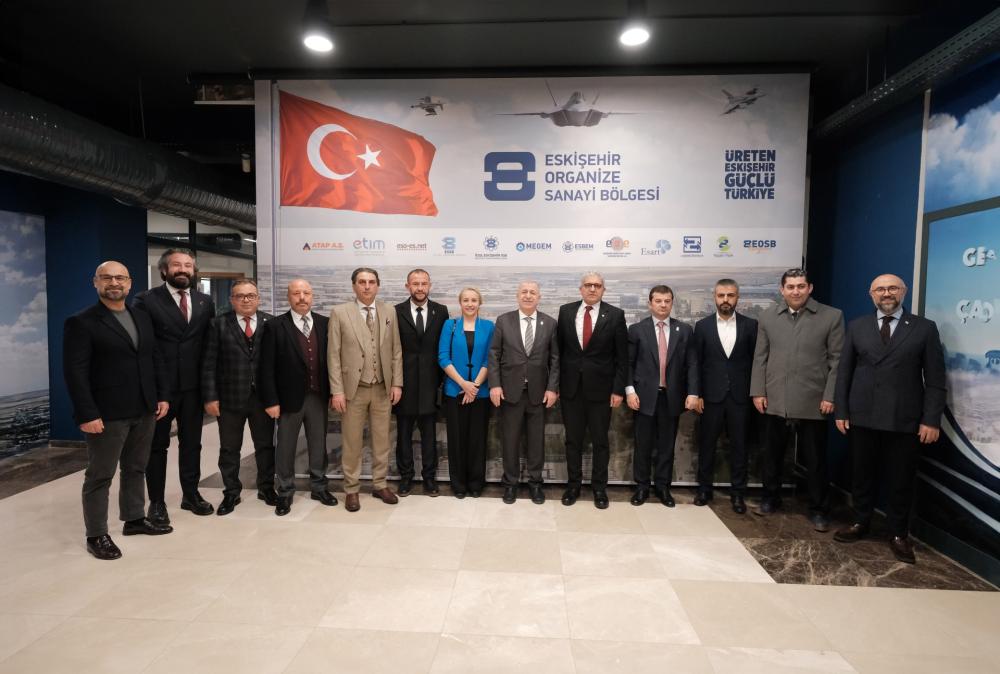 ÜMİT ÖZDAĞ’DAN ESKİŞEHİR OSB’YE ZİYARET: SANAYİ SORUNLARINA ÇÖZÜM MESAJI