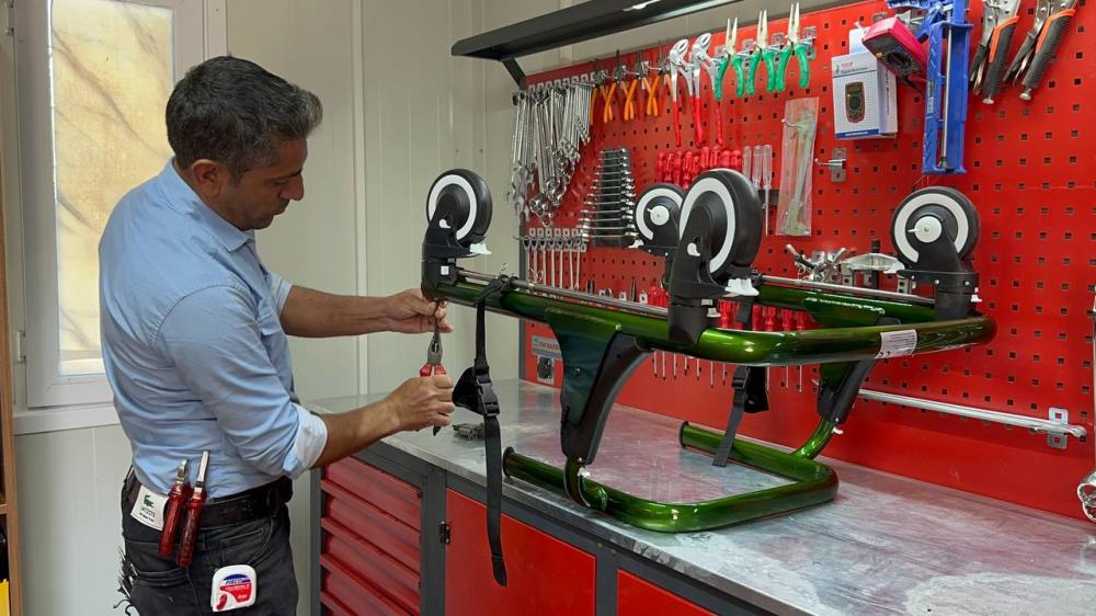 Adıyaman Belediyesi'nden Tekerlekli Sandalye Kullanıcılarına Ücretsiz Atölye Hizmeti