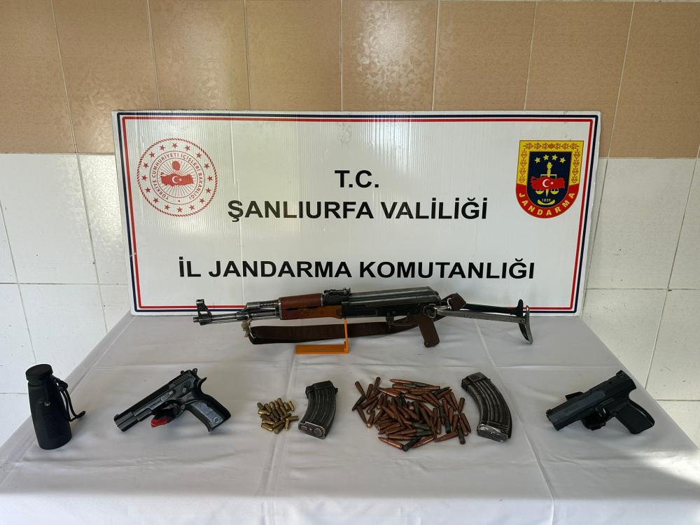 Şanlıurfa'da Jandarmadan Silah ve Uyuşturucu Operasyonu!