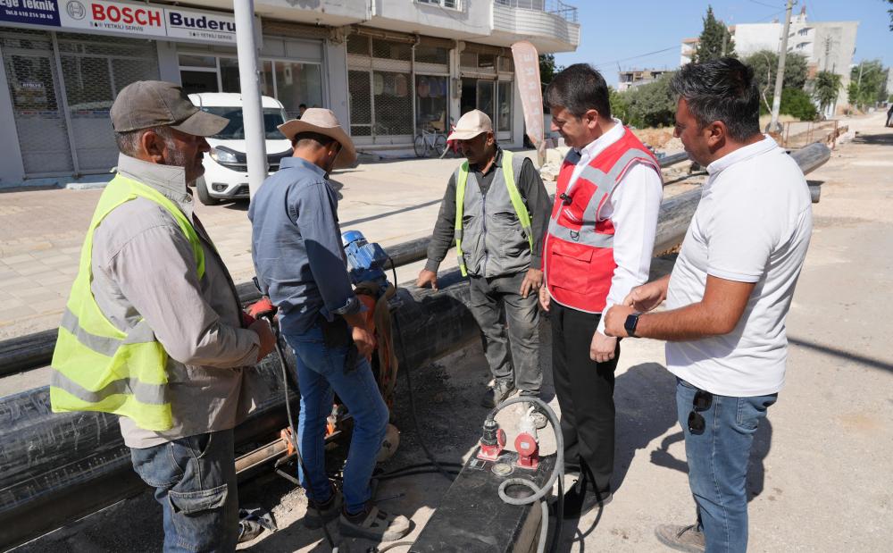 Başkan Tutdere, Yeşilyurt Mahallesi’ndeki Altyapı Çalışmalarını İnceledi