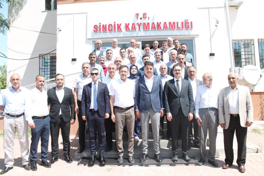 Milletvekili Şan’dan Sincik Kaymakamı Yıldız’a Hayırlı Olsun Ziyareti
